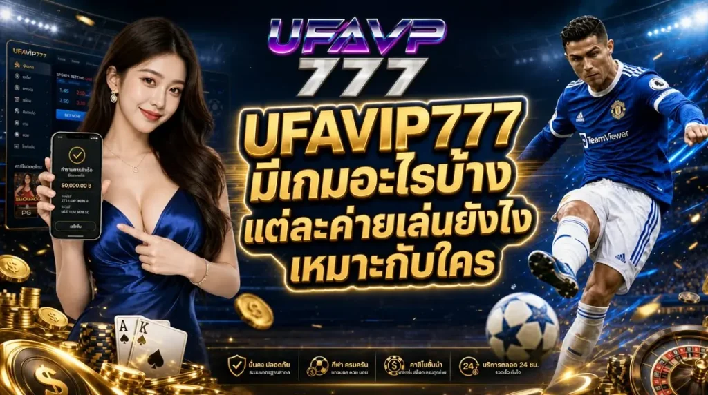 UFAVIP777 มีเกมอะไรบ้าง